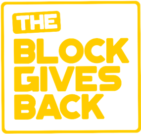 The Block Gives Back logo